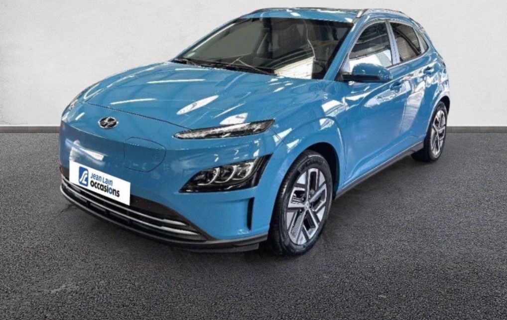 Hyundai Kona bleue Jean Lain Occasions